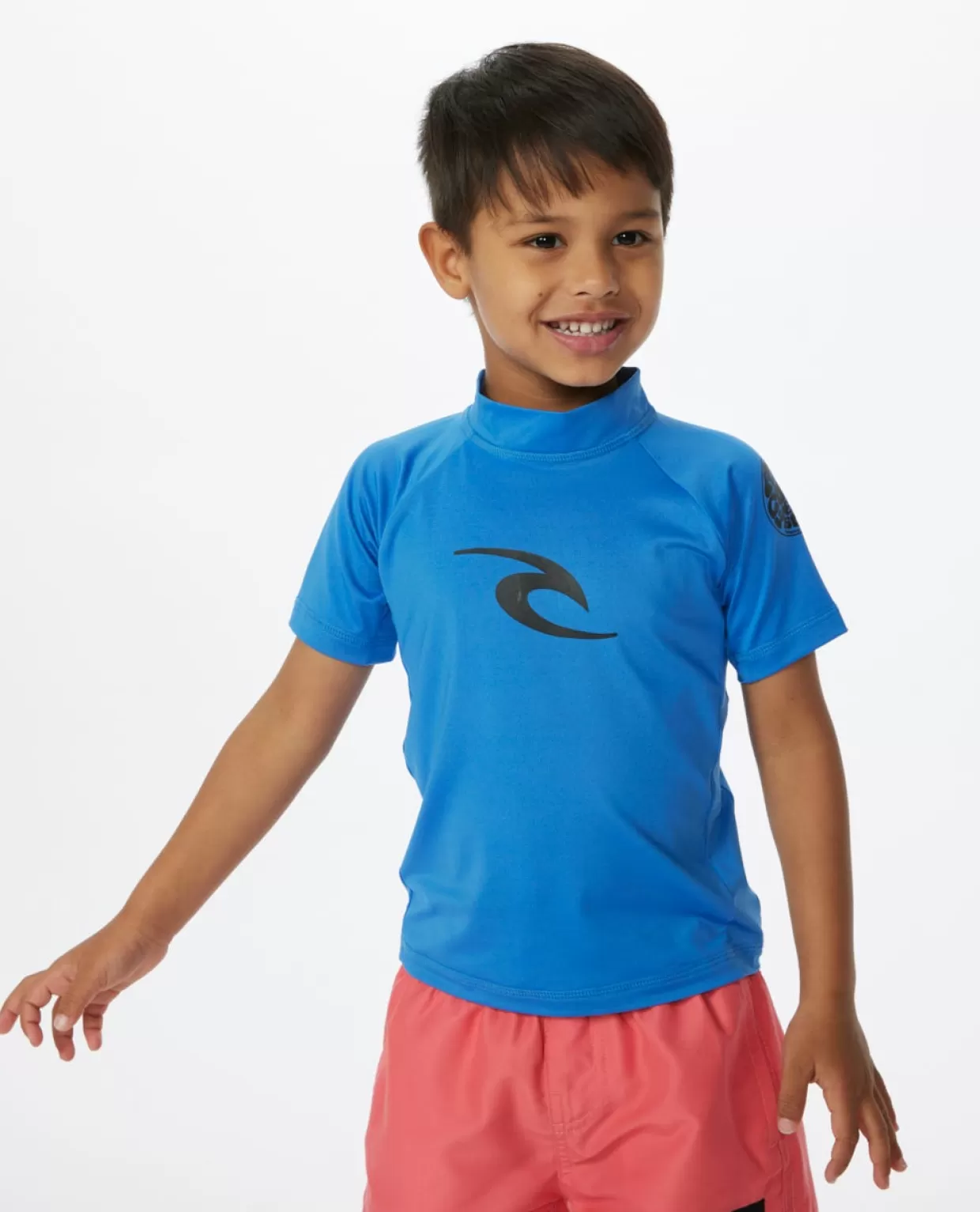 Clearance Brand Wave UPF Short Sleeve Rash Vest Boy Kids/BOY Rash Vests & Jackets