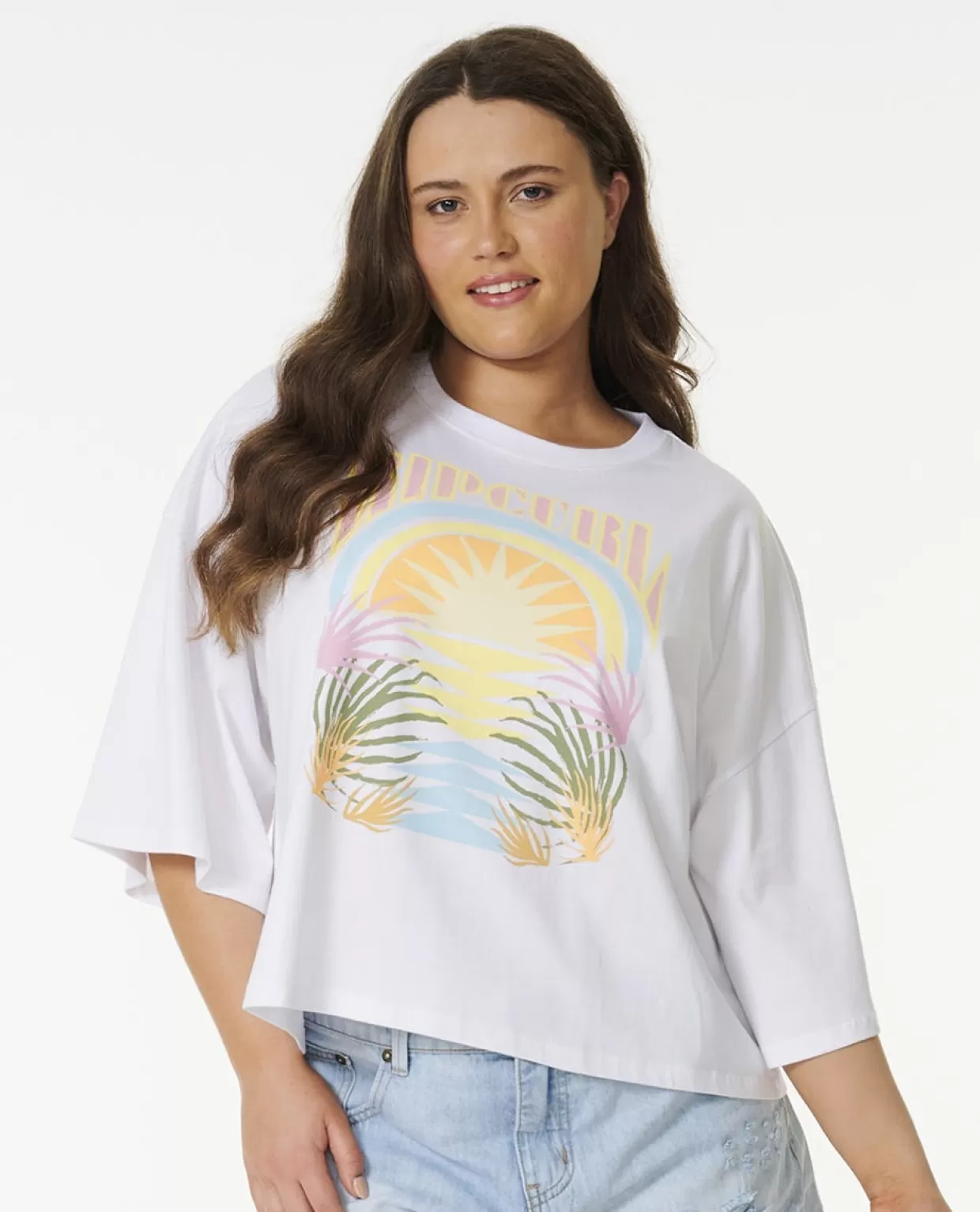Shop Glow Heritage Crop Short Sleeve Tee Women Tees & Tanks