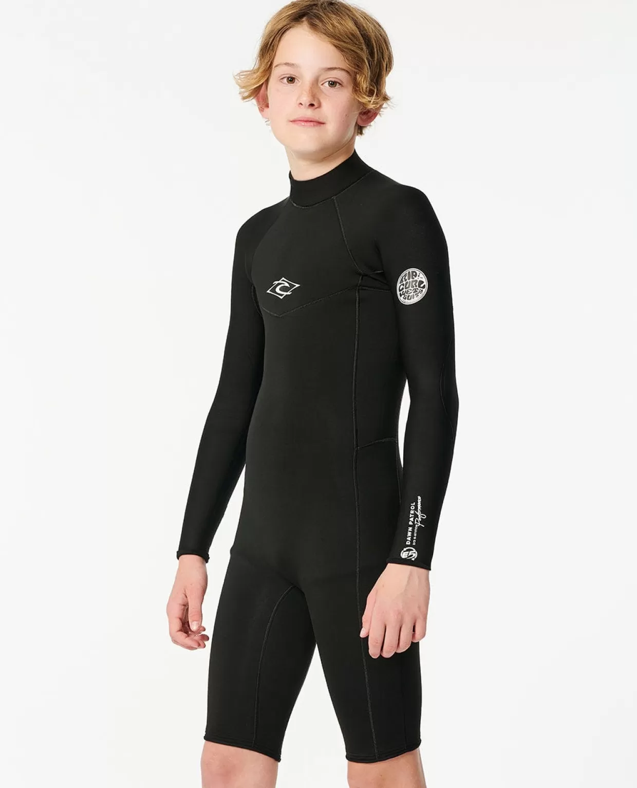 Sale Junior Dawn Patrol 2/2 Back Zip Long Sleeve Wetsuit Kids/BOY Springsuits