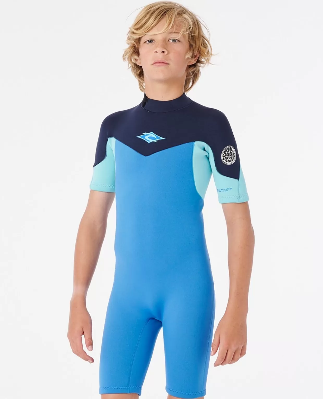 Fashion Junior Dawn Patrol 2/2 Back Zip Short Sleeve Wetsuit Kids/BOY Springsuits