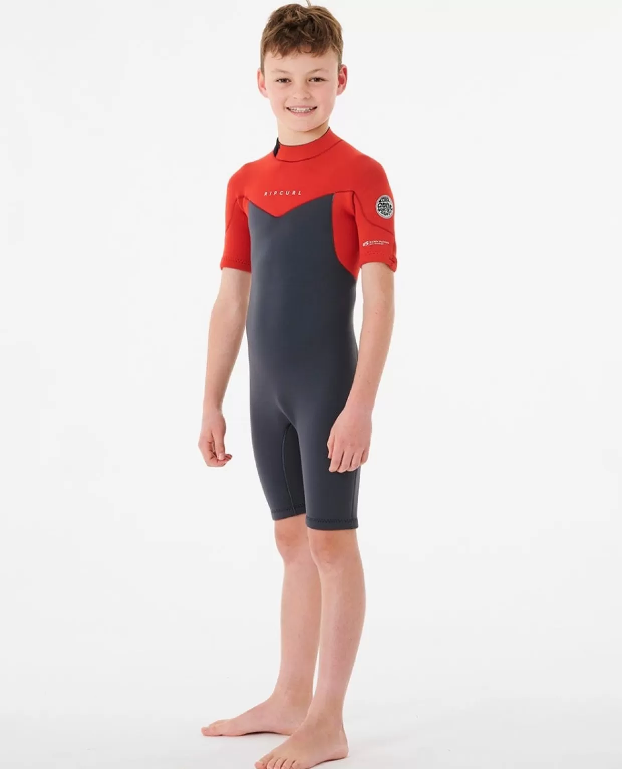 Fashion Junior Dawn Patrol 2/2 Back Zip Short Sleeve Wetsuit Kids/BOY Springsuits