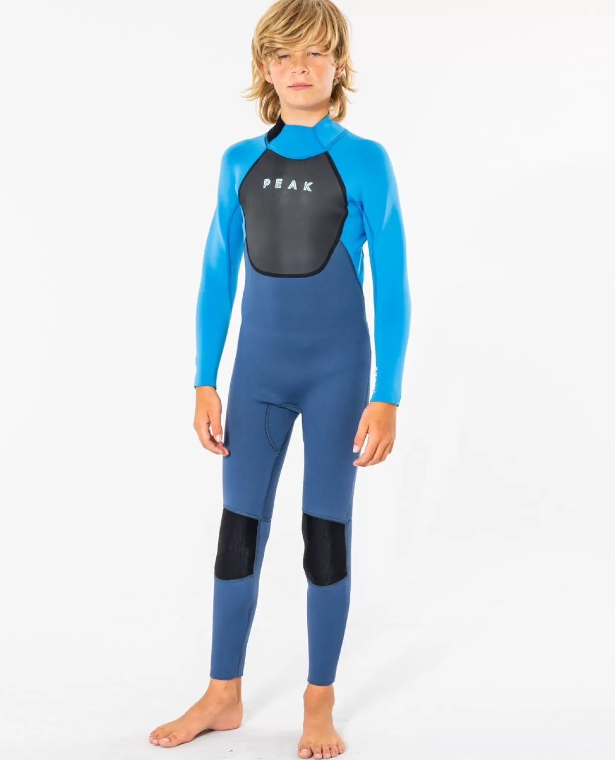 Fashion Junior Peak Energy 3/2 Back Zip Flat Lock Wetsuit Kids/BOY Peak Wetsuits