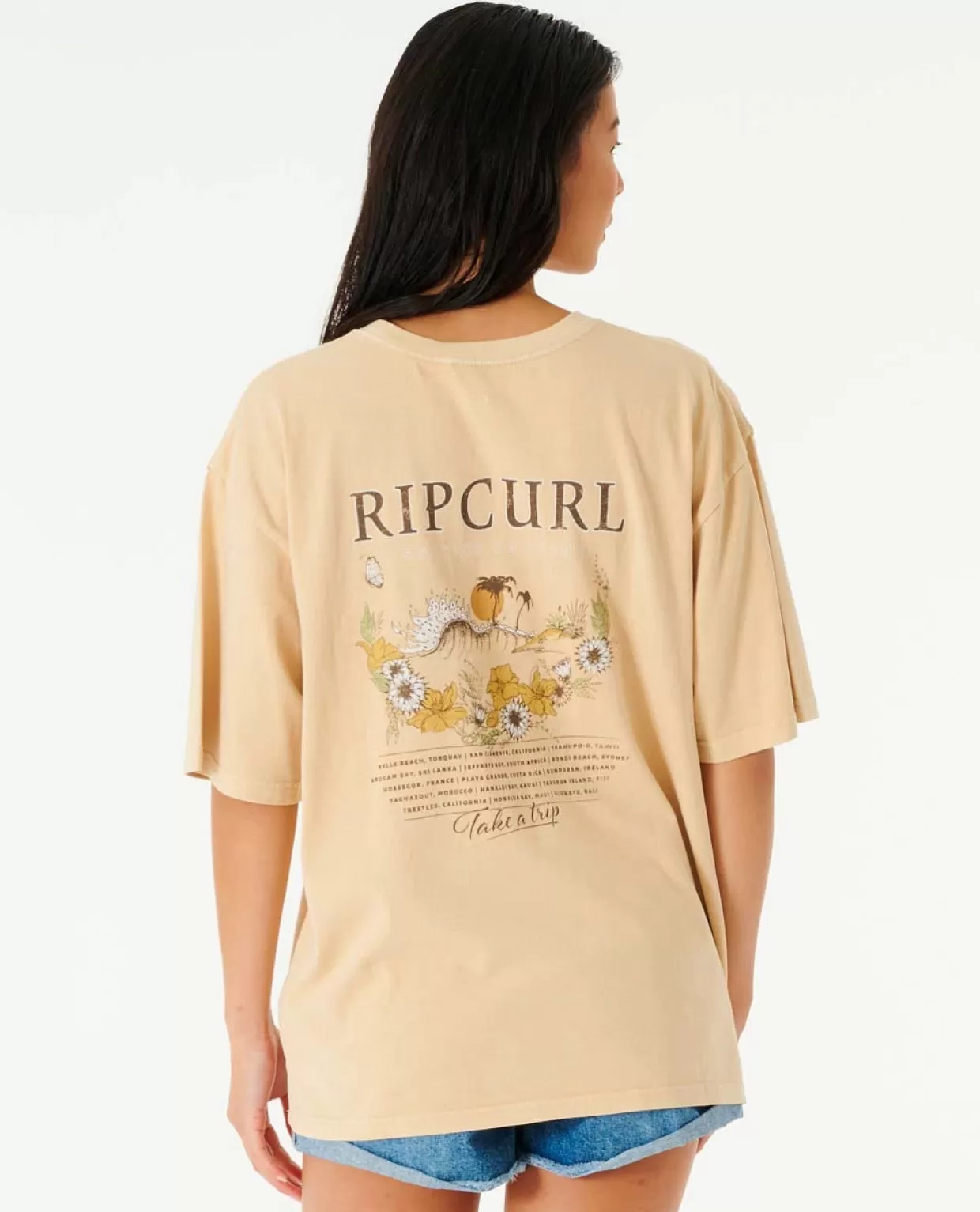 Clearance Oceans Together Heritage Mid Sleeve Tee Women Tees & Tanks