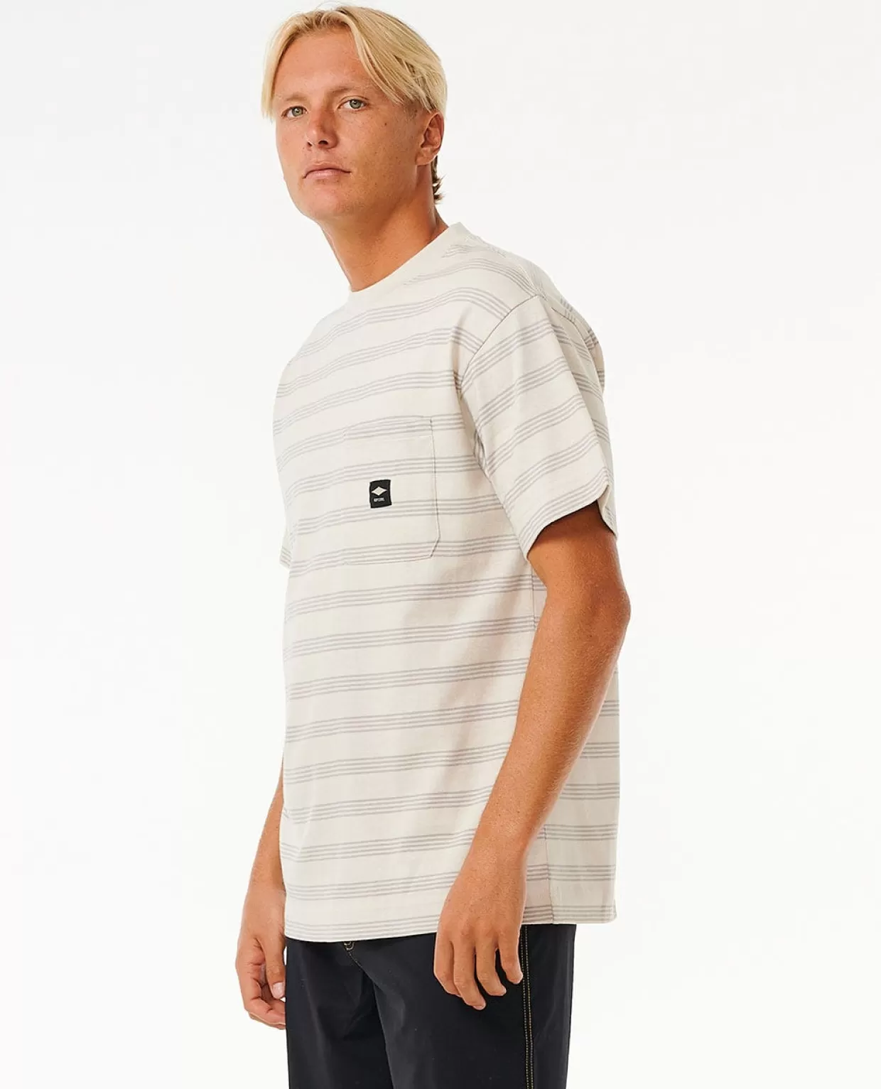 Sale Quality surf products Stripe Short Sleeve Tee Tees & Tanks