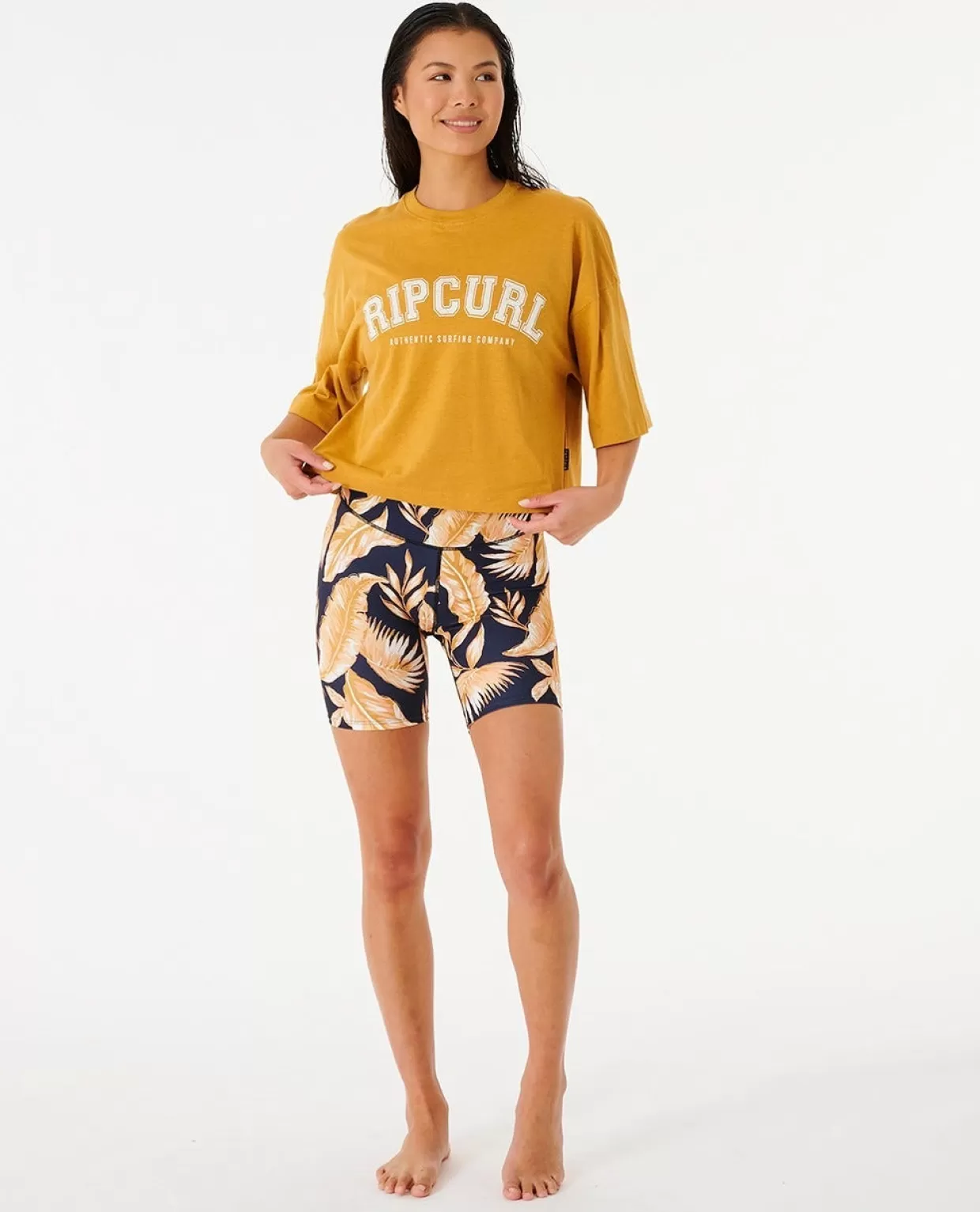 Fashion Seacell Crop Heritage Tee Women Tees & Tanks | Activewear
